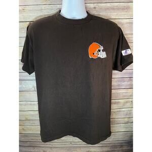 Vintage Logo Athletic 90’s Cleveland Browns T-Shirt Brown NFL Men’s Medium